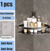 Półka łazienkowa bez wiertarki naścienna do przechowywania butelek