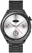 Smartwatch GARETT V12 CZARNY STALOWY + PASEK