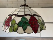 Lampa wisząca, witrażowa w stylu Tiffany