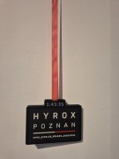 Ramka na łatkę medal z HYROX z personalizowana z Twoim czasem 