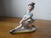 Stara figurka porcelanowa baleriny tancerki ZOBACZ 