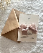 Zaproszenie z szarpaną wstążką