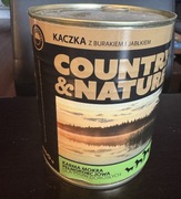 Country&nature kaczka 850g - karma mokra dla psa
