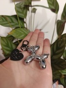 Nowy brelok breloczek piesek balonowy stalowy 