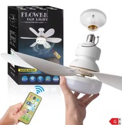 Wentylator sufitowy LED 40W z pilotem E27 – oświetlenie i chłodzenie