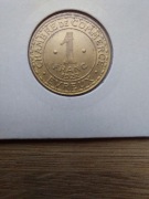Francja 1 frank 1922 stan -I; Inba Handlowa Evreux; siewca