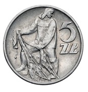 5 złotych 1959 "Rybak " Ładna!!!