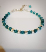 Bransoletka z naturalnego chalcedonu