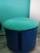 Pufy z bębnów do lokalu lub domu 