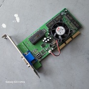 Retro karta graficzna NVIDIA RIVA TNT2 VANTA 16MB 4VNTDC00 z 2000r Sprawna