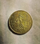 Moneta, Francja, 10 Euro Cent, 1999, Paris
