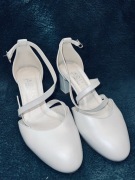 Czółenka ślubne - KOTYL 0663 ECRU PERŁA 37