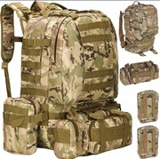 Plecak turystyczny, taktyczny, survivalowy 45l + 15