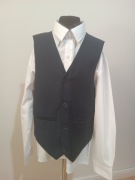 Granatowa kamizelka Vivaki nowa 128 -134cm/8 lat