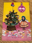 Kartka Świąteczna Prl