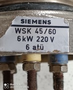Grzałka SIEMENS wsk 45/60 6kW (3x2kW/230/400V)