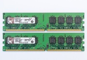 Pamięć RAM DDR2 Kingston 2 x 1 GB = 2GB 667 PC2-5300KIT