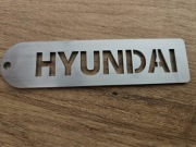 Brelok Stal Nierdzewna Chrom HYUNDAI 