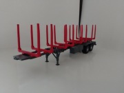 Naczepa ZREMB D-18 transport drewna Kultowe ciężarówki PRL 