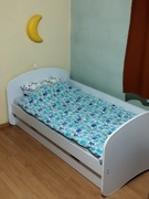 Łóżeczko dziecięce białe 160x80