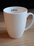 Grace biały kubek ceramiczny z motywem roślinnym England Anglia