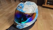 Kask motocyklowy NAXA – rozmiar M – stan dobry + 2 wizjery