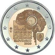 2 Euro - Słowacja z 2020 roku.