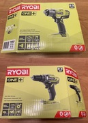 Ryobi zestaw One+ udar + wiertarko-wkrętarka 2 aku