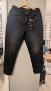 Jeansy NOWE z metkami New Yorker Mom Fit roz. 38 czarne przecierane modne