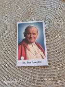 Obrazek z relikwią św.Jan Paweł II