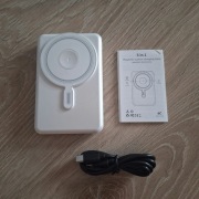 Powerbank MagSafe 10000mAh 5w1 | iWatch | Kable USB-C/Lightning | STOJAK