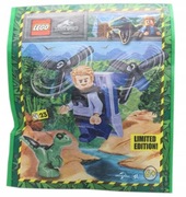 LEGO Jurassic World Minifigure Polybag -Owen with Jet Pack, Raptor #122328