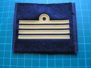 M164  Naszywka na mundur  - kapitan, gumowana