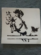 Naklejka na samochód - koń 15 - nowa