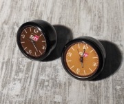2x mały zegar analogowy wskazówkowy do samochodu GR SPORT