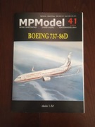 MPModel 41 Odrzutowy samolot pasażerski Boeing 737-86D Józef Piłsudski