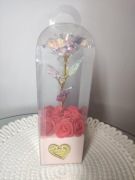 Wieczna róża lampka