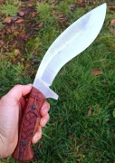 "Kukri Borowy Dziad" Nóż Ręcznie Robiony Custom Knifemaking Rzeźba