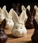 KRÓLIK Z KOKARDĄ Wielkanocna forma silikonowa 11.8*7.7 do Świec Odlewów 