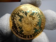 4 dukaty 1915 , stare bicie , złoto , RZADKIE , piękny stan !