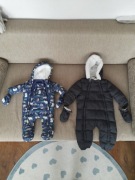 Kombinezony zimowe niemowlęce 3m, 12m-18m