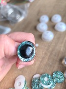 Oczy do sowy/maskotki 25 mm - 10 szt