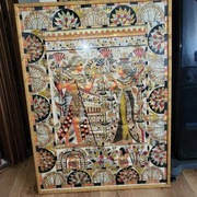 Papirus z Egiptu w ramce oprawiony