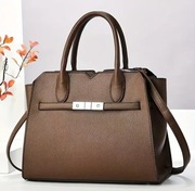 Duża elegancka torebka torba na ramię nadgarstek do pracy zamek