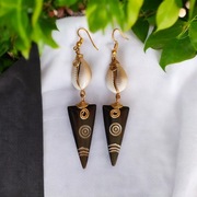 Kolczyki - Ekologiczne, ręcznie robione przez Masajów z Kenii (Afryka)