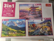 Puzzle trefl 3*1000 szt Japan, Italy, Turkey 93046