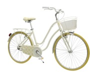 Rower miejski z koszykiem MBM 910 Mima 1B 26 cali damski Żółty