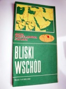 Mapa Bliski Wschód - przeglądowa + gratis oryginalna kaseta pop 