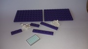 LEGO płytka 6x10 fioletowa 3033 2 szt. NOWE