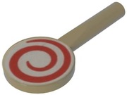 Lego Elements 3900pb02 - Lizak piaskowy Spirala / Harry Potter